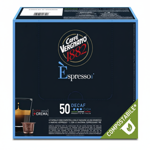 Capsule Vergnano 50 E'spresso Dek Compostabili, Set Monouso per Aziende in Carta, Metallo, Plastica e Ceramica, 0,17/Capsula - Product Image 2