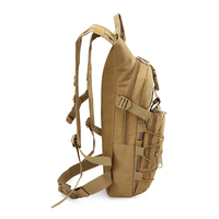 20L haute densité 900D Oxford imperméable kaki sac à dos tactique doublure en polyester fermeture à glissière cadre interne pour l'extérieur