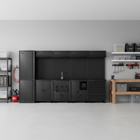 Chariot à outils modulaire combiné pour garage et atelier, boîte à outils roulante, établi, coffre de rangement, armoire à outils, certifié CE, charge maximale 500 kg