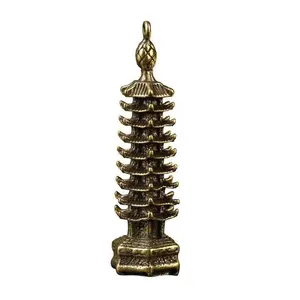 Brass antique pagoda home and office decoration