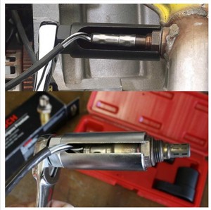 Universal 22mm 7/8" Oxygen O2 Sensor <b>Socket</b> 1/2" Drive <b>18mm</b>/8mm Dual Opening CR-V Steel Exhaust Sensor Removal Tool - Product Image 6