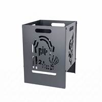 Panier de barbecue en métal - Pliable et portable, multifonctionnel, robuste, durable, réutilisable, 100% écologique
