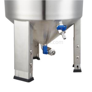 Fermentador Cônico de Aço Inoxidável 304, Tanque de Fermentação de 30, 60, 70, <span class=keywords><strong>100L</strong></span> com Resfriador para Cerveja Artesanal - Product Image 5