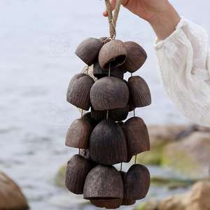 Campanas de Viento de Madera y Conchas Naturales para Sanación Musical, Accesorios para Instrumentos Musicales, Marca OEM/ODM - Product Image 2
