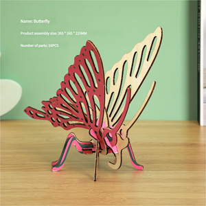 Porte-stylo de bureau d'étudiant Modèle décoratif Assemblé à la main <span class=keywords><strong>Puzzle</strong></span> <span class=keywords><strong>3d</strong></span> Puzzles pour enfants - Product Image 2