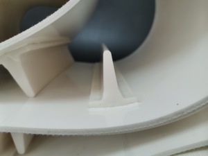 Yeni Beyaz PU Dayanıklı 2 Katmanlı Gıda Sınıfı Konveyör Bandı, Gıda ve İçecek Sektöründe Eğimli Konveyörler iç<span class=keywords><strong>in</strong></span> Çivili - Product Image 2