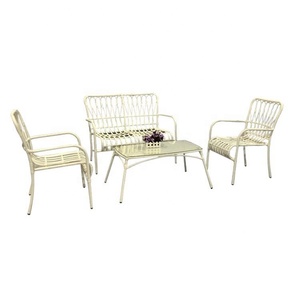 <span class=keywords><strong>Bistro</strong></span> francés sillas moderno de mimbre silla de jardín Anillo blanco de mimbre, muebles <span class=keywords><strong>al</strong></span> aire libre - Product Image 1