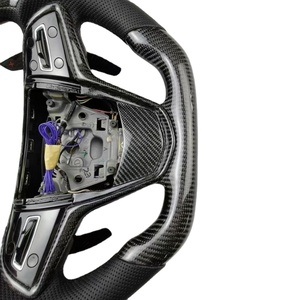 Volante Deportivo en Forma de D con Acabado en Carbono para <span class=keywords><strong>Cadillac</strong></span> ATS <span class=keywords><strong>CTS</strong></span> XTS Serie 3, Estilo Mejorado para Automóviles de Alto Rendimiento - Product Image 5