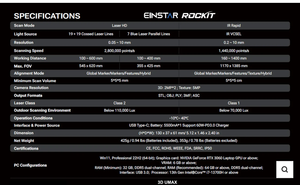 Escáner FDM Inalámbrico de Bolsillo SHINING 3D EINSTAR Rockit, Nuevo con 1 Año de Garantía, USB/WiFi, Láseres Azules + Infrarrojos VCSEL, ABS/PLA - Product Image 5