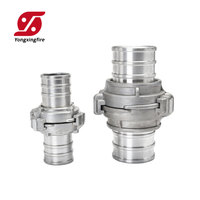 Produit populaire, direct usine, raccord de pompier en alliage d'aluminium 1, 2, 2,5 pouces, durable, facile à utiliser, personnalisable, pour la lutte contre les incendies