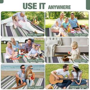 Promoción barato al por mayor plegable portátil impermeable al aire libre Picnic Mat manta de playa - Product Image 3