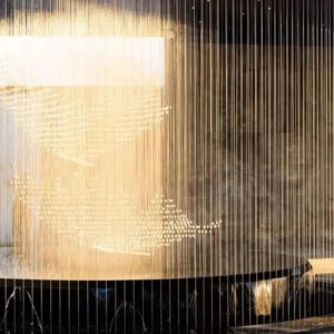 Personalizado em grande escala ao ar livre Digital Water Curtain Cachoeira Decoração Water Wall Fountain para Garden Lake Park - Product Image 3