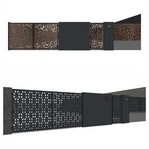 Tùy Chỉnh Nhôm Khắc Laser Cắt Tấm Kim Loại Cho Xây Dựng Dễ Dàng Cài Đặt Sân Hàng Rào Hệ Thống Trang Trí Hàng Rào Kim Loại Tấm - Product Image 6