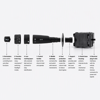 Interruptor de Señal de Giro Wanray para Citroen Xantia Xsara Peugeot 406 605 Fiat Ulysse 625367, Interruptor de Señal de Giro de 13 Pines