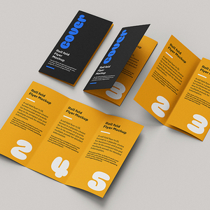 Flyers et dépliants en rouleau imprimés recto-verso, colorés, en papier couché imperméable, avec logo personnalisé, pour entreprises (vente en gros) - Product Image 6
