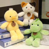 Peluche Lapin en Flanelle Super Douce avec Rembourrage en Coton PP, Cadeau de Fête Unisexe pour Enfants
