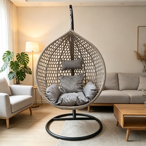 Novità 2026: Sedia Amaca Sospesa in Rattan Personalizzata, Ecologica, con Cuscino Impermeabile, <span class=keywords><strong>Design</strong></span> Contemporaneo <span class=keywords><strong>per</strong></span> Arredamento Esterno - Product Image 3
