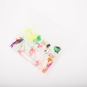 ชุดเหยื่อตกปลา 38 ชิ้น สำหรับตกปลาแบส น้ำจืดและน้ำเค็ม ชุดเบ็ดตกปลา เหยื่อปลอมแบบกบและสปินเนอร์ - Product Image 1