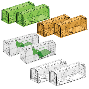 Trampa para ratones, lo último en eficaz, para matar ratones sensibles, ratas, control de roedores, PC, trampa para ratones pequeños y grandes, túnel fuerte, trampa para ratas - Product Image 4