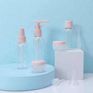 Kit <span class=keywords><strong>de</strong></span> Botellas <span class=keywords><strong>de</strong></span> Viaje <span class=keywords><strong>de</strong></span> 10 ml, 30 ml, 80 ml, Kit <span class=keywords><strong>de</strong></span> Viaje Transparente para Cosméticos, Bolsa <span class=keywords><strong>de</strong></span> Viaje para Avión, Botella Vacía con Atomizador <span class=keywords><strong>de</strong></span> 50 ml - Product Image 1