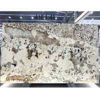 Panneau de dalle en pierre de quartzite naturelle de Patagonie grand cristal illuminé carrelage rétro-éclairé comptoir meubles de salle à manger translucide