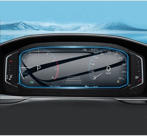 Volkswagen VW <span class=keywords><strong>Tiguan</strong></span> Atlas <span class=keywords><strong>Taos</strong></span> 2019-2021 9H Verre trempé Kits intérieurs Protection d'écran de navigation automobile Film 8 pouces Tableau de bord - Product Image 3