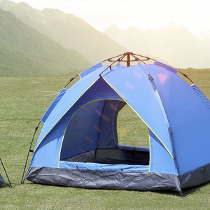 Tenda da Campeggio per 2 Persone Resistente ai Raggi UV, Tessuto in Poliestere 170T con Rivestimento Argentato, Tende Automatiche - Product Image 5