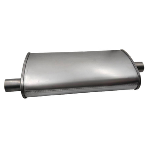 Silenciador de Escape Ovalado Universal de Alto Rendimiento para Automóviles, de Acero Aluminizado, de 2.5, 3 y 3.5 Pulgadas - Product Image 3