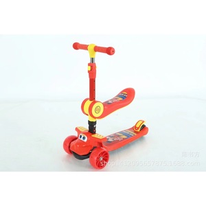 Children Scooter Three Wheel Height Adjustable With Lights For Kids Age 3 Years And Older Mixed Colors - Product Image 4