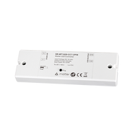 Contrôleur LED CCT Sunricher Matter Thread + Zigbee double technologie, transfert d'énergie DC-DC, entrée 24VDC, entièrement compatible universel