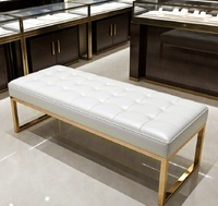 Chaise de présentation de bijoux GZowin avec éclairage LED, design durable et facile à nettoyer pour les présentoirs de vente au détail, dimensions personnalisables