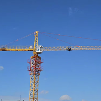 Grue à tour de construction 12T 70M neuve avec système de montée interne, moteur électrique chinois, cabine télécommandée et interrupteur de fin de course HS7015