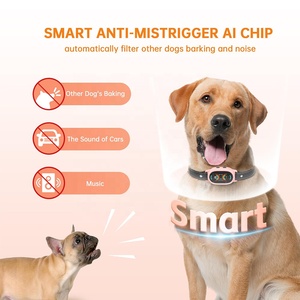 개를 위한 방수 충전식 간섭 방지 수피 제어 고리 주문 색깔 플라스틱 물자 개 짖는 고리 - Product Image 2