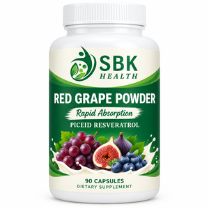 Capsules de poudre de raisin rouge OEM ODM, favorisent la santé intestinale, la santé cardiaque et cérébrale, avec des capsules de supplément de resvératrol - Product Image 1