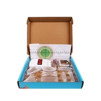 Kit de démonstration d'expériences d'optique et de magnétisme pour le collège : Réflexion, réfraction, source lumineuse à trois fils