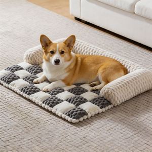 Pet Cushion Luxury Modern Eco-Friendly Soft Dog Sofa Bed Thickened Anti-slip Pet <b>Mat</b> All-season Rectangle Dog <b>Cat</b> Bed Wholesale - Product Image 2
