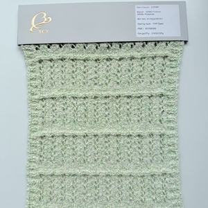 新成裕ループヤーン（BCIコットン72％、リサイクルポリエステル28％）染色済み1/2NMカウント手編みサステナブルセーター、スカーフ、ベビー向け - Product Image 6