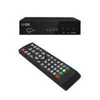 Récepteur de chaînes de télévision en direct gratuit mini télévision numérique portable H264 ATSC FTA 4k hd tuner convertisseur d'interface décodeur