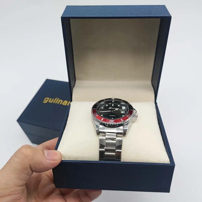 Uhrengehäuse modernes Design Verpackung benutzer definiertes Logo modische Smartwatch Geschenk box Papier Armbanduhr