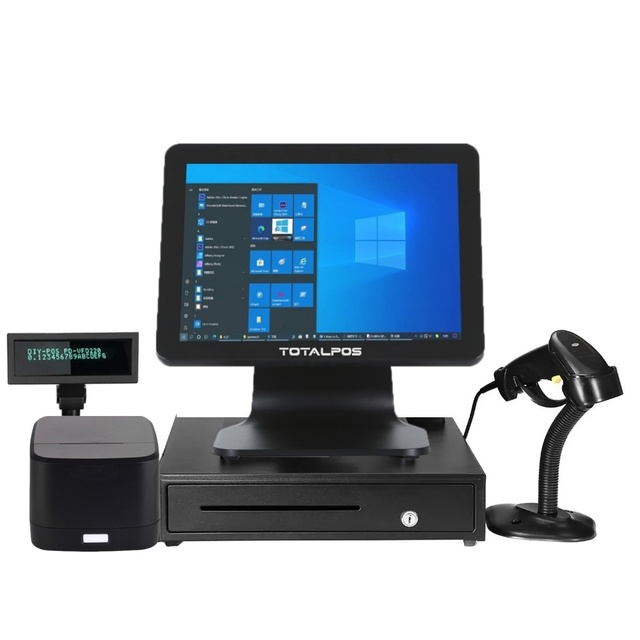 15 15.6 Industrial Touch Screen POS Terminal with High-temperature Resistance for Harsh Environments in Factories and Warehouses