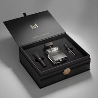 Coffret Cadeau de Parfum Personnalisé de Luxe, Solution Parfumée Tout-en-un avec Flacon en Verre Premium, Boîte Rigide Élégante, Kits de Beauté Personnalisés