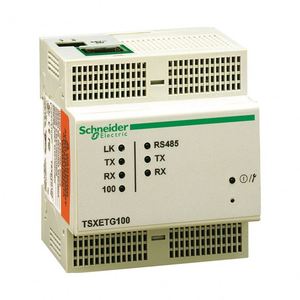 TSXETG100 Aluminum Ethernet Modbus Gateway/<b>Router</b> for Automation Applications - Product Image 1