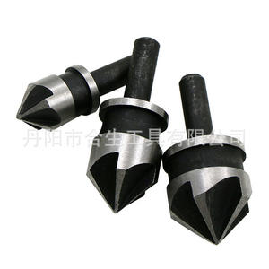 Broca de biselado con punta de carburo Hesheng de 19 mm, vástago redondo, herramienta de perforación de grado industrial para trabajar la madera - Product Image 2