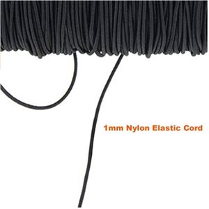 Cordon élastique tressé en nylon noir enduit Xinda 1 mm, haute ténacité, écologique, longueur personnalisée, pour textiles de maison, vêtements, sacs, chaussures - Product Image 2