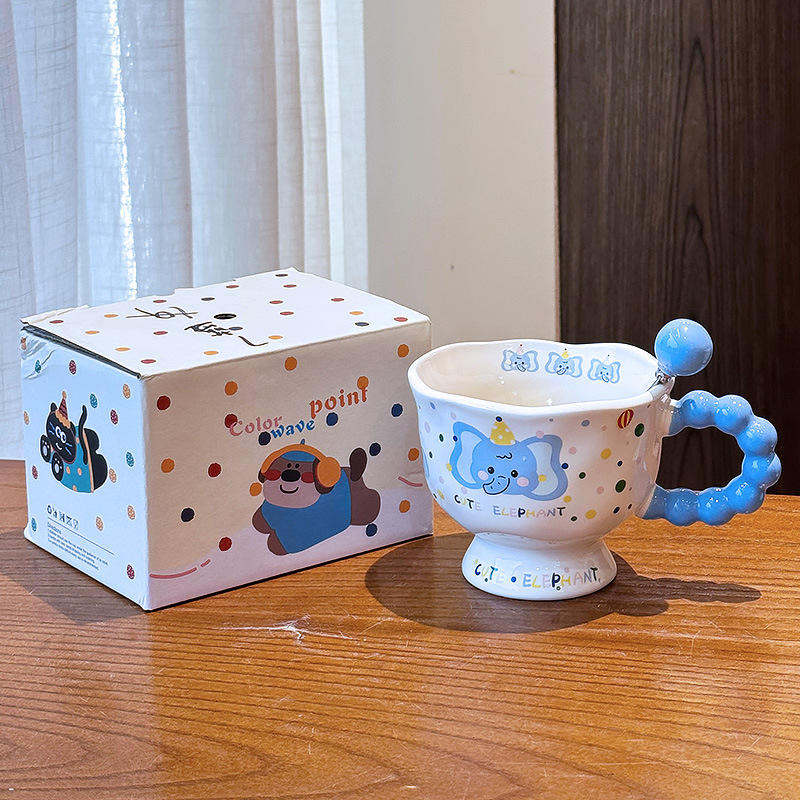 ช้างสีฟ้า (ถ้วยและช้อน)