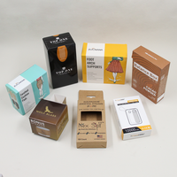 Logo personnalisé Imprimé Puissance Banque Chargeur de Détail Pliante Carton Papier Électronique Boîte D'emballage