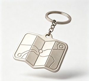 Metal Keychain Custom Logo <b>Key</b> <b>Ring</b> Engraved Souvenir Pendant for <b>Bags</b> <b>Keys</b> - Product Image 1