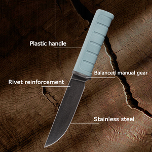 Couteau de chasse Beak HK SS282 de haute qualité à lame fixe en acier inoxydable, 200 cm, pointe droite, couteau Bowie, camping en plein air, manche en bois - Product Image 3