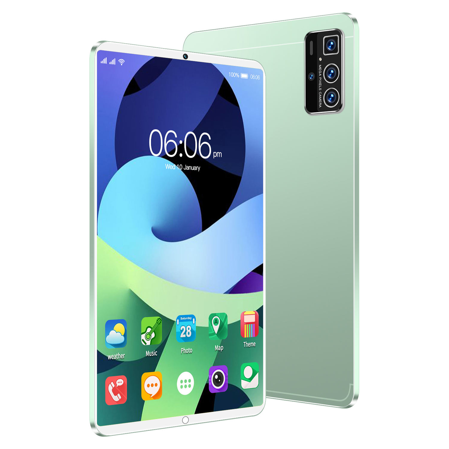 สีเขียว