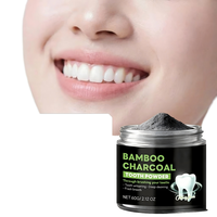 Polvo Dental de Carbón de Bambú para Uso Doméstico, Limpieza Suave y Profunda, Blanqueamiento Dental, Aliento Fresco, Cuidado Diario